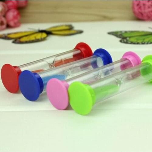 1000pcs New Arrive 1/2/3 Mins Random Color Hourglass Sandglass Sand Cook Clock Timer Home Decoration
