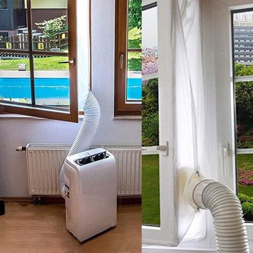 Window AirLock Plate for Mobile Air Conditioner Accessories Waterproof Soft Baffle Window Air Vent Air Outlet Pipe Seal Window