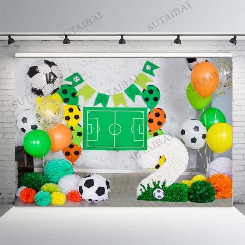 Pink Farm Cake Smash Theme Photography Backdrops Baby Birthday Photographic Studio Photo Backgrounds Balloon Animal Decor Props