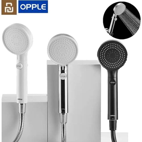 OPPLE Booster Hand Shower Set Supercharged Third Gear Water faucet Wall mounted Bathroom Faucet Waterfall Mixer Tap Set
