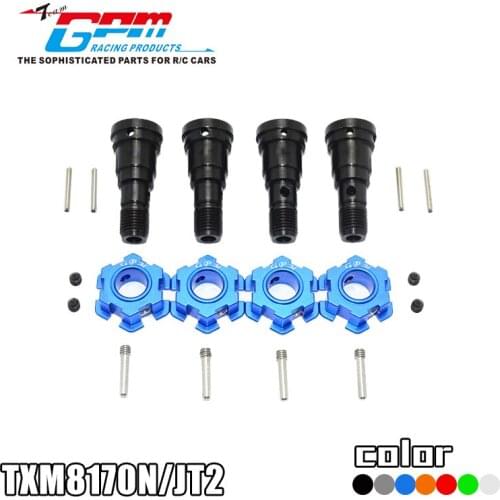 Harden Steel CVD Joints And Aluminum Wheel Hex for TRAXXAS-1/5 X-MAXX 8S MONSTER TRUCK rc car parts