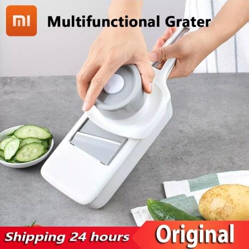 YOUPIN Huohou Grater Manual Multifunctional Fruit Vegetable Grater Cutter Kitchen Cutting Tools With Hand Guard and Storage Box