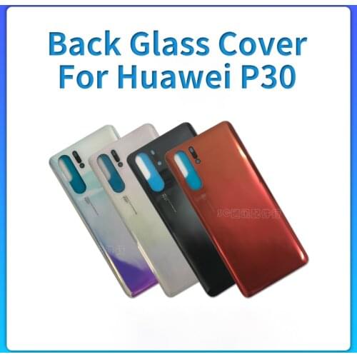 Screen Back Cover Glass For Huawei P20 P30 Pro Battery Rear Lens Housing Case Replace Phone Repair Parts Black Aurora Skyland