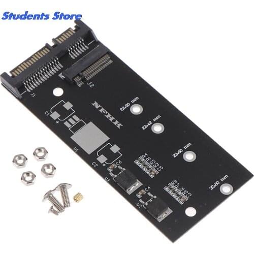 1set M.2 NVME SSD Convert Adapter Card NVME/AHCI SSD Upgraded Kit For SATA Revision I/II/III (1.5/3.0/6.0 Gbps) High Efficiency