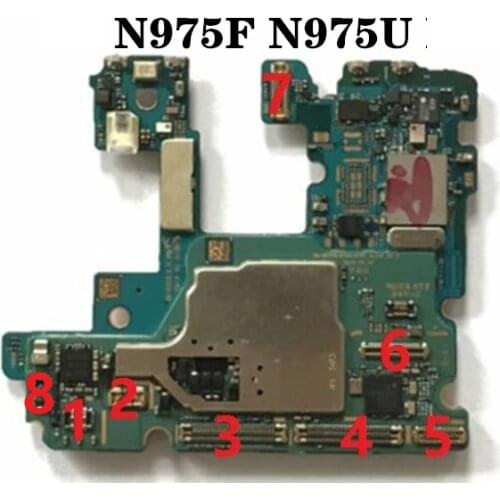 10PCS for Samsung Note 10+ Note10 Plus N975 N975F NFC Battery LCD Display WiFi Charger Charging Antenna FPC Connector on Board