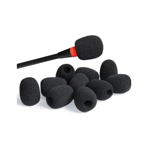 10pcs microphone foam windscreens sponge windshields replacement mic covers for MIC 27*18*5MM
