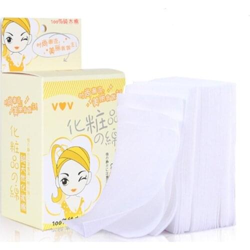 100PCS Nail Tips Polish Remover Cleanser Wipe Nail Art Tips Cosmetic Removal Cleaning Cotton Pads Wipes -30