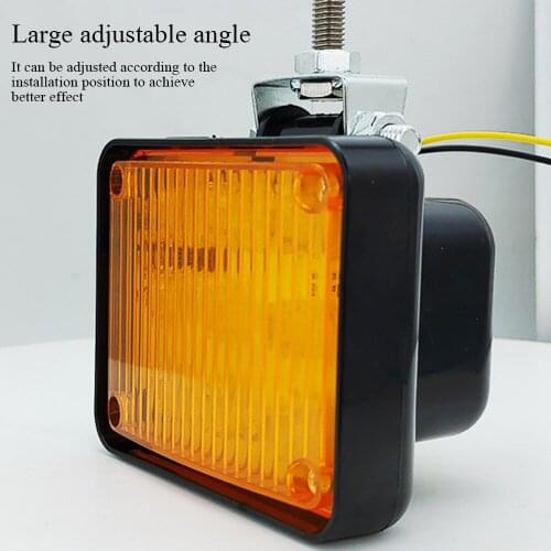 12-80V 9SMD LED Strobe Warning Light Car Grille Flashing Light Truck Beacon Hazard Emergency Traffic Light LED Urgent Lamp