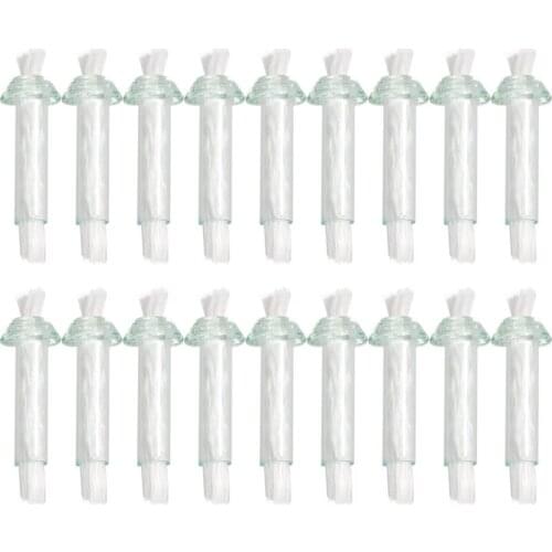 20pcs Glass Wick for Fiber Wick Torch Wick for Lanterns Lights Oil Lamps