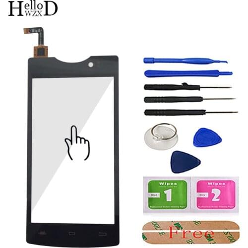 4.5'' Touch Screen Glass For Micromax D320 D 320 Touch Screen Digitizer Panel Front Glass Sensor Mobile Phone Tools Adhesive