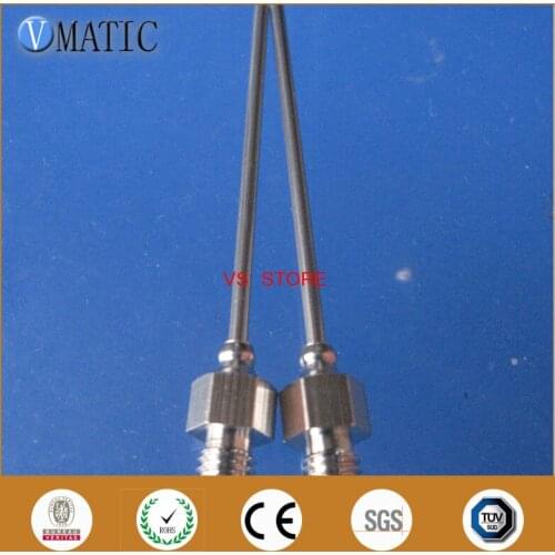 Free Shipping 2Pcs Quality OEM Special Screw Thread Metal Stainless Steel Dispensing Needles M3M4M5M6