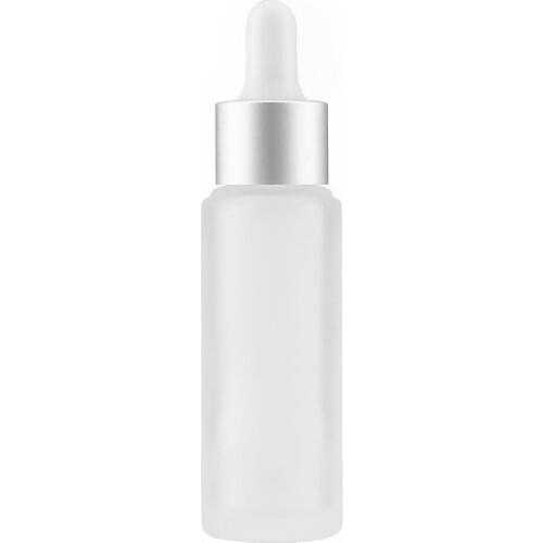 Free Shipping 200pcs 30ml Frost Transparent Glass Essential Oil Bottle With dropper, 1oz Cosmetic Packaging Glass Bottle