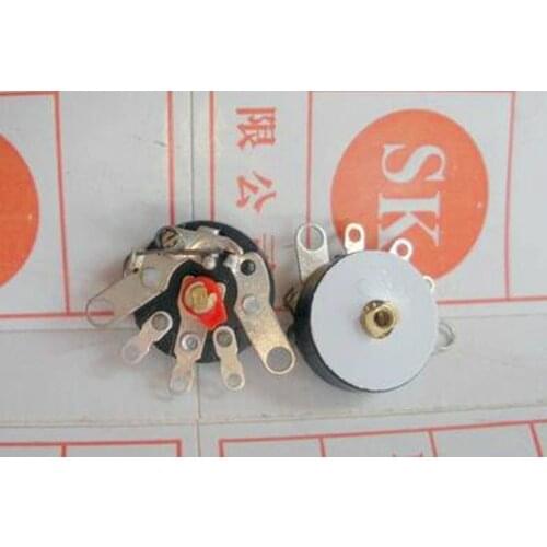 Free Shipping!! 5pcs RV12 B50K / band switch / radio potentiometer /Electronic Component