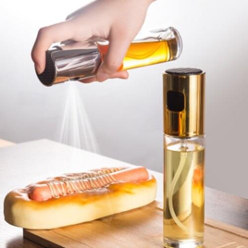 100ml BBQ Baking Olive Oil Spray Bottle Oil Vinegar Spray Bottles Water Pump Gravy Boats Grill BBQ Sprayer Kitchen Tools