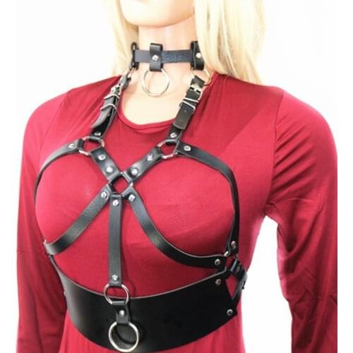 Bra Bondage Sexy Breast Harness Women Erotic Leather crop top bdsm Body Bondage sex tools for females Waist Belt Accessories