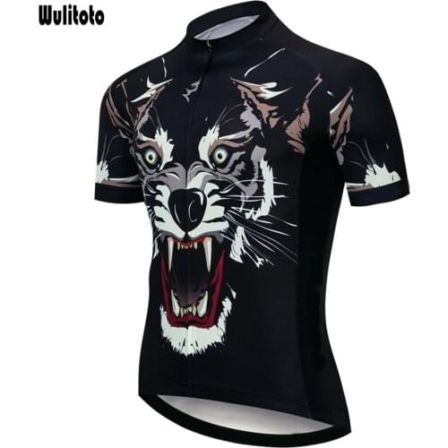 WULITOTO Outdoor Bicycle Top Shirt Mountain Bike summer Short Sleeve MTB Jersey Quick dry cycling Jersey For Men