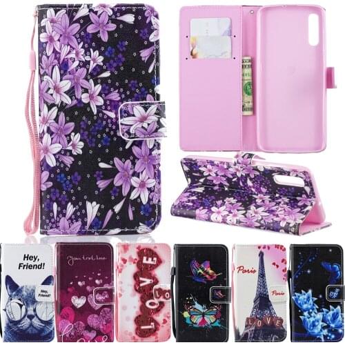 Leather Wallet Case For Samsung Galaxy A40 SM-A405F Flip Funda Soft Silicone Cover For Samsung A40 A 40 A4 0 SM A405 A405F Case