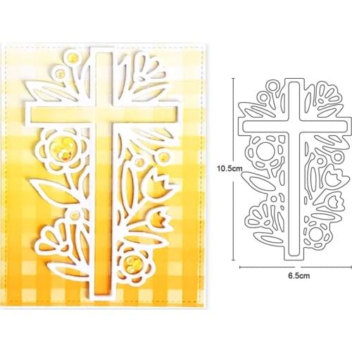 Cross flower frame Metal Cutting Dies Stencils new carft Scrapbooking Photo Album Decoration Embossing Paper Card making die cut