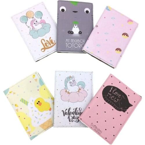 Rabbit Unicorn New Travel Leather Passport Holder Card Case Protector Cover Wallet Bag Best Organizer unisex card holder