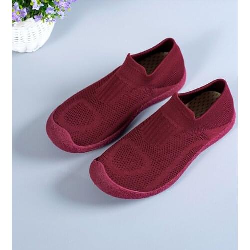 Llogai Spring Womens Breathable Flats Light Soft Sport Shoes Women Tennis Shoes Male Stability Walking Sneakers Trainers Mujer