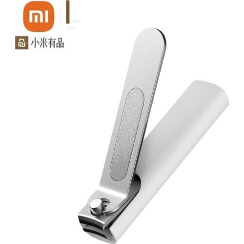 Original xiaomi mijia stainless steel nail clipper pedicure care nail clippers with splash cover professional file smart home