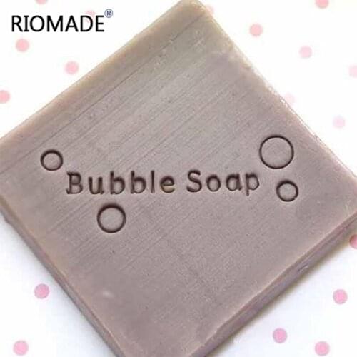 Bubble Soap Creative Art Handmade Soap Making Stamps Transparent Natural Organic Glass Soap Seal With Handle Acrylic Chapter