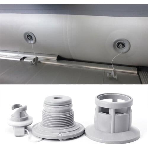6 Holes Inflatable Boat Raft Dinghy Kayak Canoe Accessorie Air Valve Adapter Cap M68D