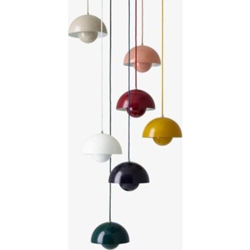 Nordic Iron Pendant Lights Semicircular Lamps For Living Room Kitchen Dining Room Bar Hanging lights Room Decor Light fixtures