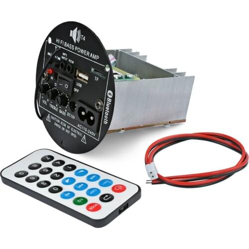 AIYIMA 30W Bluetooth Power Amplifier Board 12V 220V Mono Subwoofer Amplifier Board Support Radio For DIY 5-10 Inch Bass Speaker