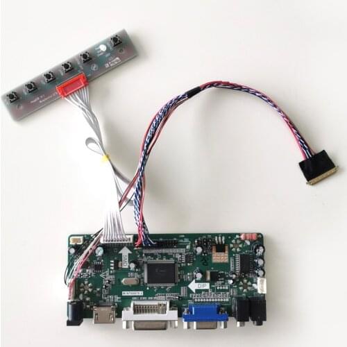 Fit LTN101NT05 LTN101NT06 LTN101NT07 1024*600 WLED VGA DVI 10.1" LCD panel LVDS 40Pin M.NT68676 screen controller board kit