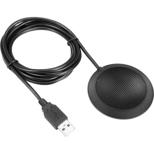 USB Microphone Portable Omnidirectional Condenser Conference Microphone PC