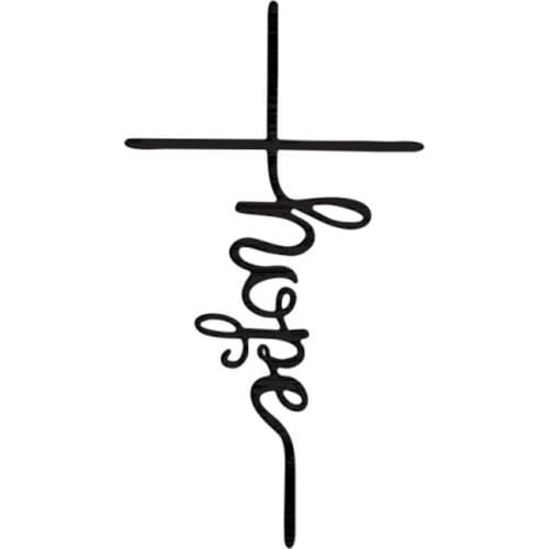 Letter Hope Cutting Die Stencils for Scrapbooking Embossing Paper Album Card Decoration Template Knife Mold New Dies New