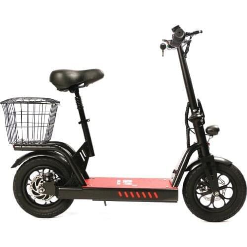 2020 400W 2 wheel lithium battery adult lightweight mobility mini citycoco folding electric scooter bicycle with seat