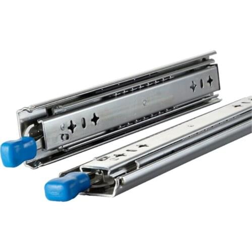 Heavy Duty Drawer Slides with Lock Full Extension Ball Bearing Drawer Rails Runners Locking Side Mount 12/14/16 Inches