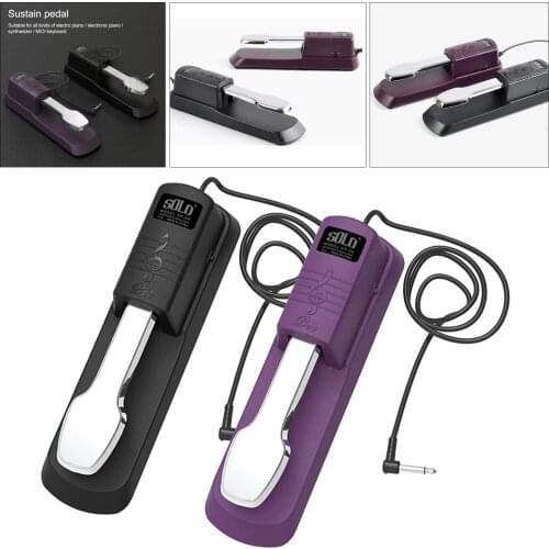 Universal Sustain Pedal Foot Pedal with Polarity Switch for Yamaha Piano