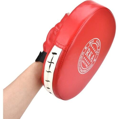 1pcs Boxing Hand Target MMA Martial Thai Kick Pad Kit Black Karate Training Mitt Focus Punch Pads Sparring Boxing Bags