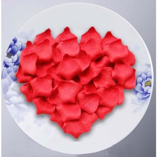 1000pcs Colorful Artificial Rose Petals Wedding Petalas Colorful Silk Flower Accessories Wedding Rose 7z