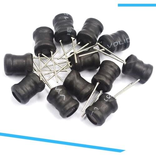 Free Shipping For All 10PCS I-Shaped Power Inductor Copper Coil 8X10MM 1 2.2 3.3 4.7 10 MH 22 33 47 68 100 150 220 330 470 UH
