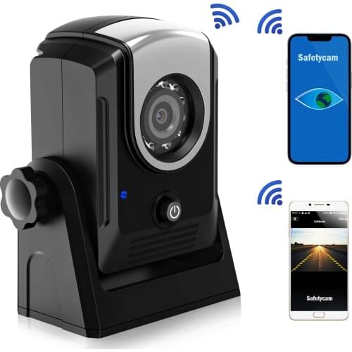 Wireless Reversing Camera IP68 Waterproof Wide View Angle Night Vision Adjustable Reverse Camera for Cars Trucks Trailers RVs