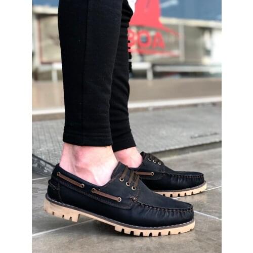 BA0037 Laced Corcik Black Classic Sports Men 'S Shoes