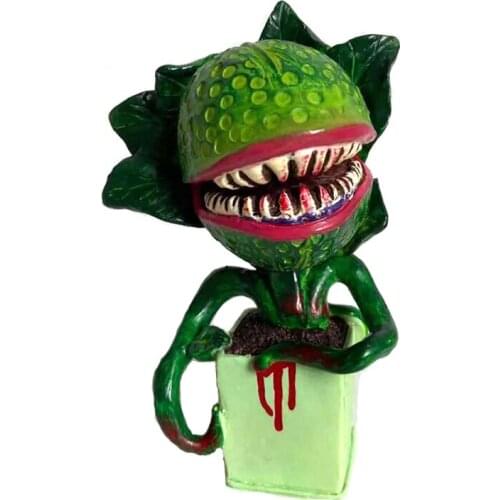 Piranha Flower Replica Movie Prop Yard Resin Ornaments Little Shop of Horrors Halloween Decoration 15x9.5x9cm LBShipping