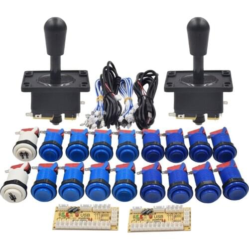 Double DIY arcade joystick accessories USB computer joystick chip TW American joystick arcade game machine accessories