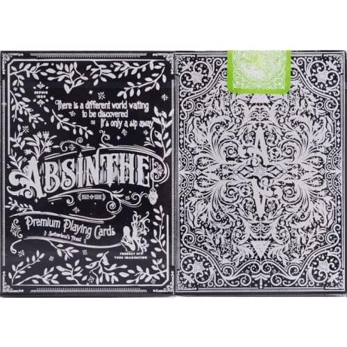 Ellusionist Absinthe V2 Playing Cards Bicycle Deck USPCC Collectable Poker Magic Card Games Magic Tricks Props for Magician