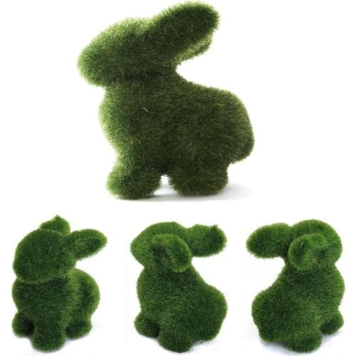 Earth Day Artificial Turf Grass Plant Animal Easter Rabbit Handmade Thanksgiving Decorations for Home Bride To Be Wedding Party