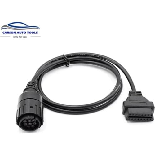 For BM W 10Pin iCOM A2 D Cable For BM W Motorcycle Diagnostic Test Line 10Pin Fit BM W 10 Pin ICOM-D OBD2 Connection Adapter