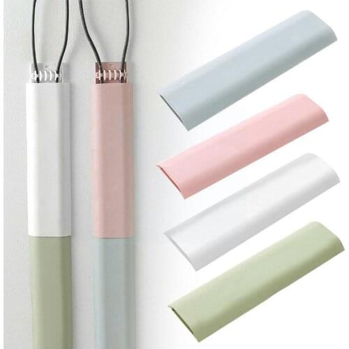 Cable Cover Raceway Wall Cord Duct Cover Cable Duct Storage Holder Fixer Organizer For Cable Cable Network Ties Fastener Tu X7W2