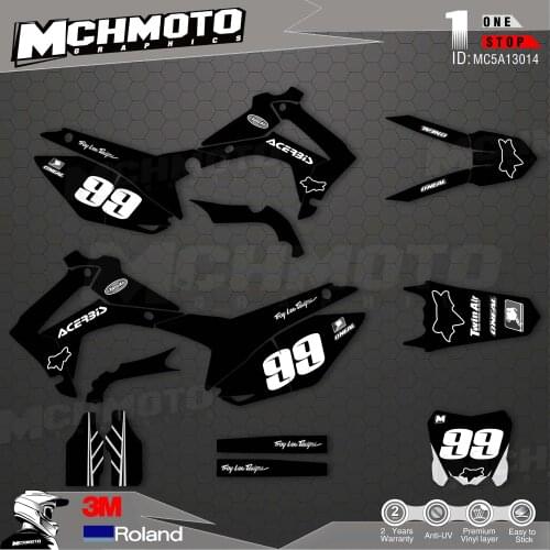 Customized Team Graphics Backgrounds Decals 3M Custom Stickers For 14-17CRF250R 13-16CRF450R