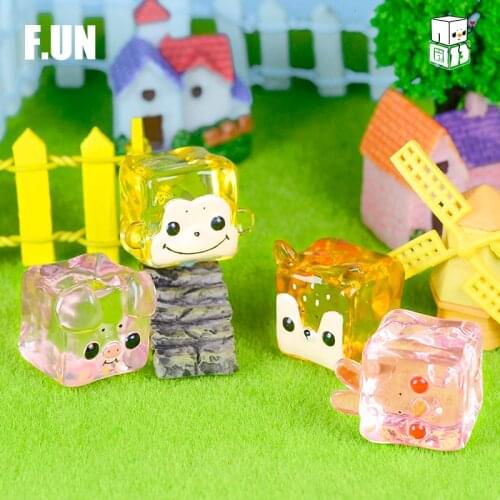 Original Round Animal Ice Cube Blind Box Toy Doll Random One Cute Anime Character Gift Free Shipping Blind Boxes