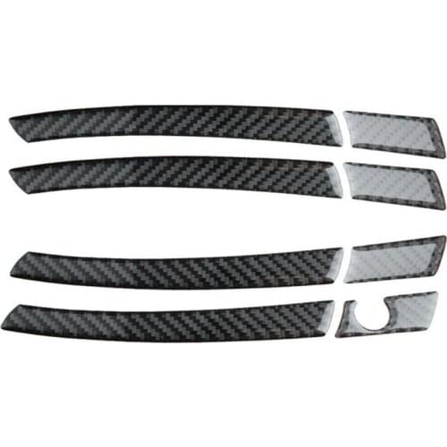 Outer Door Handle Cover Trim Stickers Carbon Fiber for Mercedes Benz C Class W204 2007-2014 C200 C220 C250 C300