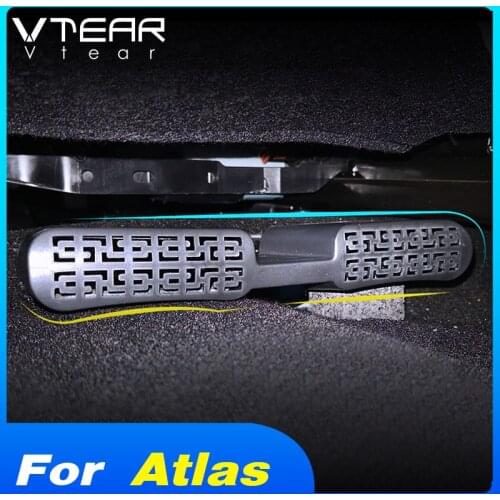 Vtear For Geely Atlas Emgrand NL-3 Proton X70 rear seat outlet cover conditioner duct interior accessories car-styling parts